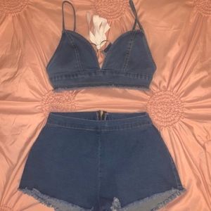 FashionNova Denim Matching set